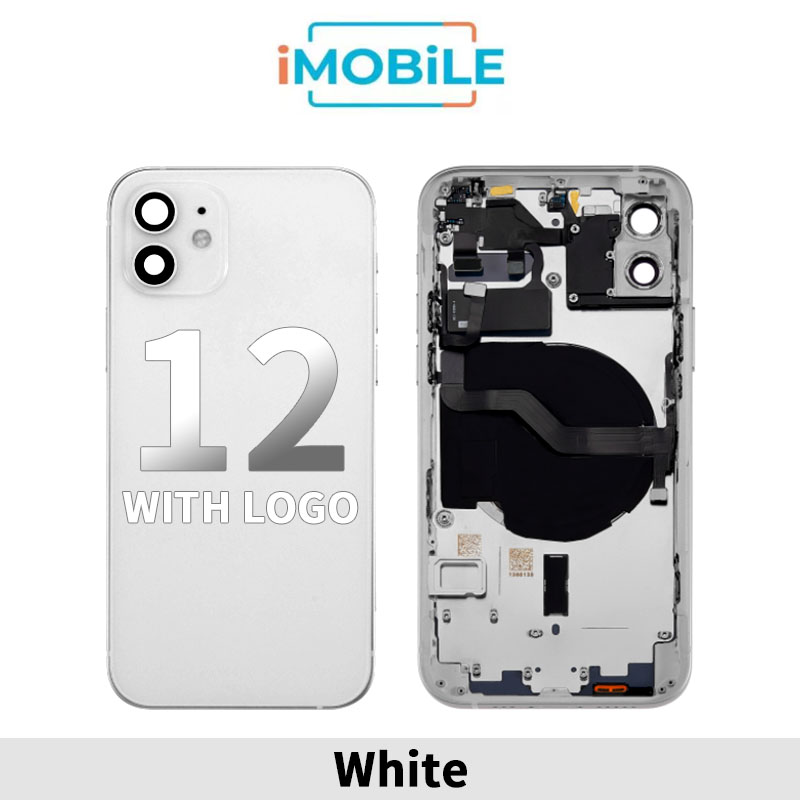iPhone 12 Compatible Back Housing [no small parts] [White]