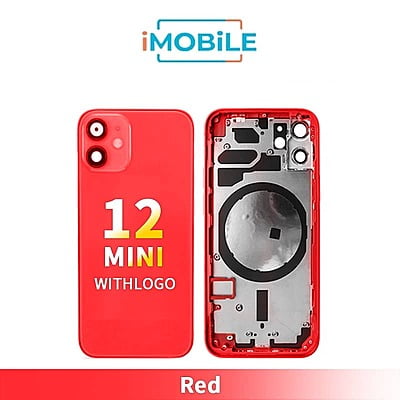 iPhone 12 Mini Compatible Back Housing [No Small Parts] [Red]