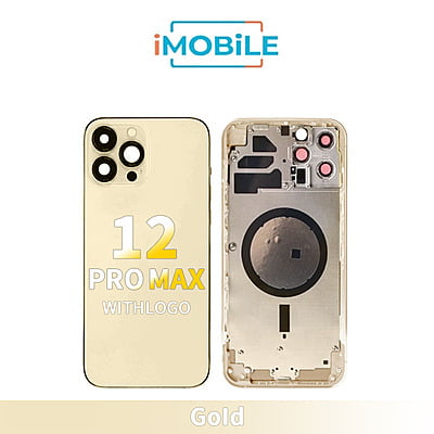 iPhone 12 Pro Max Compatible Back Housing [No Small Parts] [Gold]