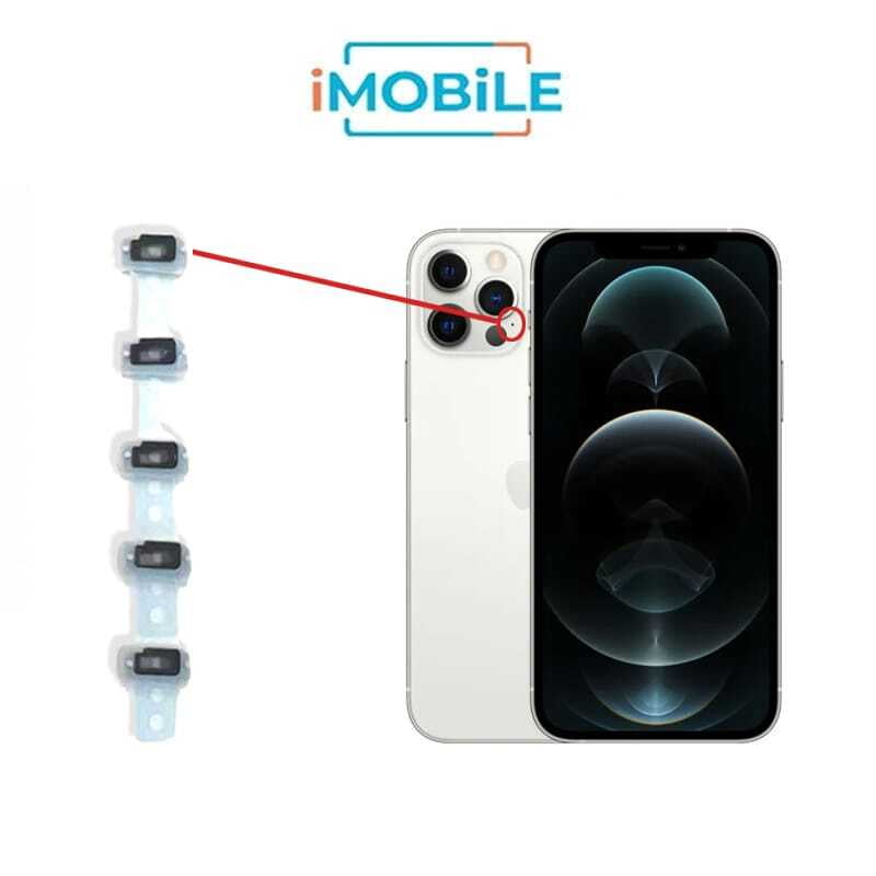 iPhone 12 Pro Max Compatible Rear Camera Microphone Mesh (x5 Each Set)