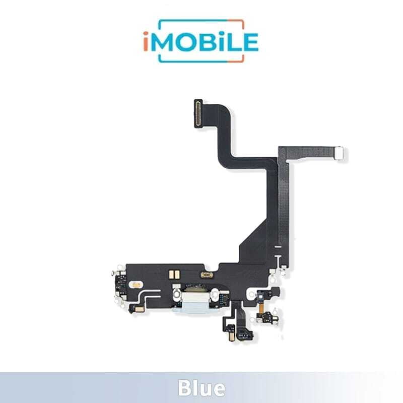iPhone 13 Pro Compatible Charging Port Flex Cable [Blue]