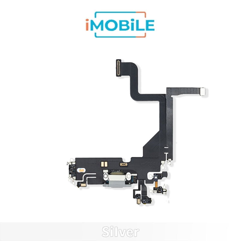 iPhone 13 Pro Compatible Charging Port Flex Cable [Silver]