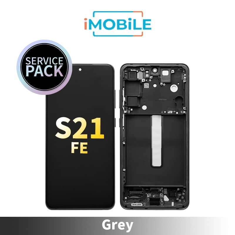 Samsung Galaxy S21 FE SM-G990 LCD Touch Digitizer Screen [Service Pack] [Grey] GH82-26414A