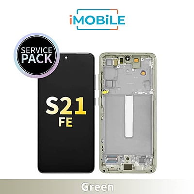 Samsung Galaxy S21 FE SM-G990 LCD Touch Digitizer Screen [Service Pack] [Green] GH82-26414C