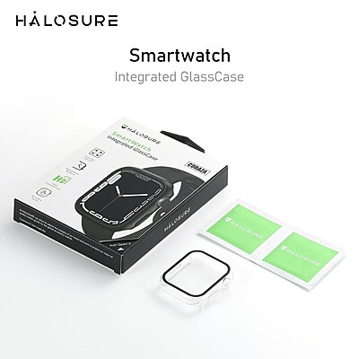 Halosure Coraza Clear Transparent Protective Case for Apple Watch, s7 / s8 / s9 Series, 41 mm Halosure Coraza Clear Transparent Protective Case for Apple Watch, s7 / s8 / s9 Series, 41 mm