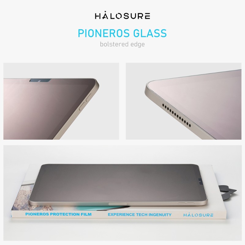 Halosure 2D Pioneros Tempered Glass, iPad 10.9" for iPad 10 / iPad 11 Halosure 2D Pioneros Tempered Glass, iPad 10.9" for iPad 10 / iPad 11