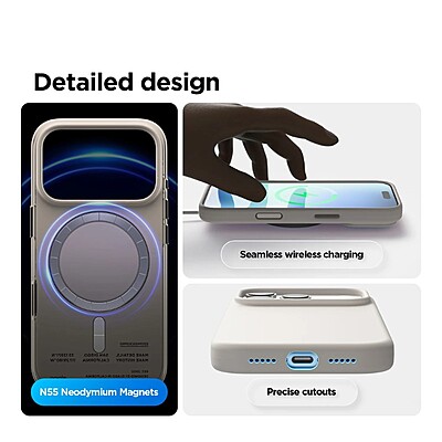 iShield [Ultra MagSafe] Liquid Silicon Snap Case with Capture Button, iPhone 17 Pro
