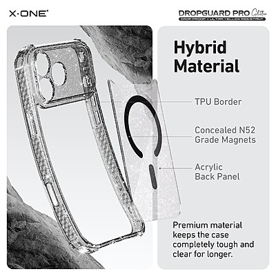 X.One [MagSafe] Glitter Impact Protection Case, iPhone 17