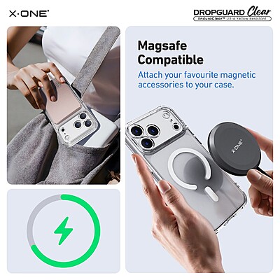 X.One [MagSafe] Dropguard Clear Impact Protection Case, iPhone 17 Air