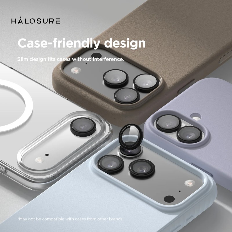 Halosure Geordi Rear Camera Lens Armour Protector (Anti-Reflection), iPhone 17 Air