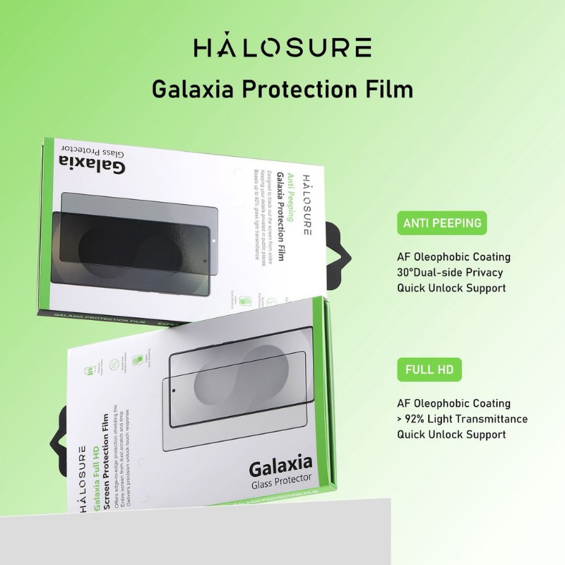 Halosure 2.5D Galaxia [Privacy] Tempered Glass, Samsung s26 Ultra