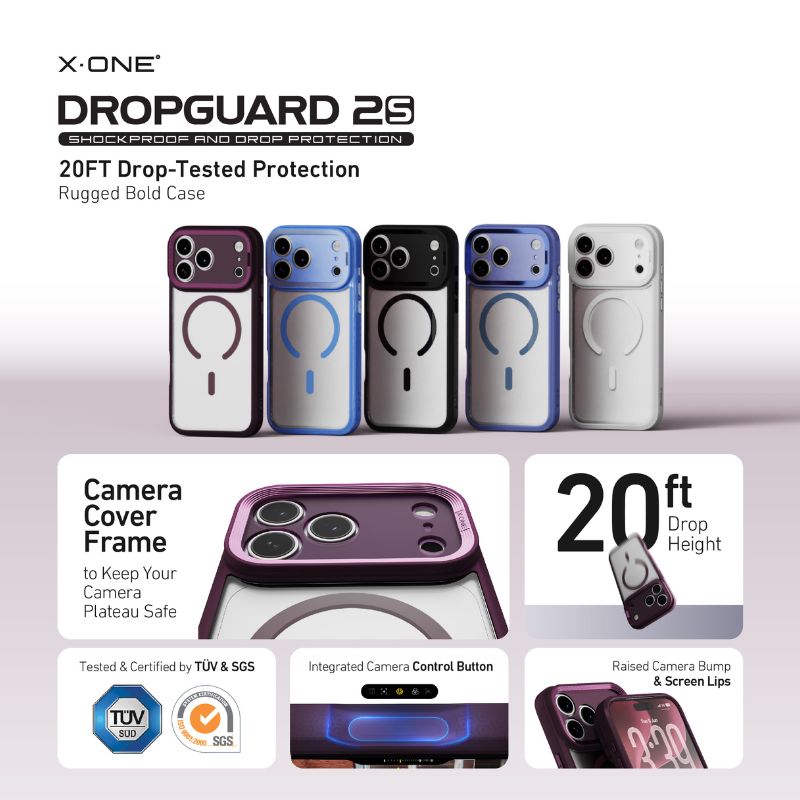 X.One [MagSafe] Dropguard 2S / 2.0 Impact Protection Case, iPhone 18 Pro Max