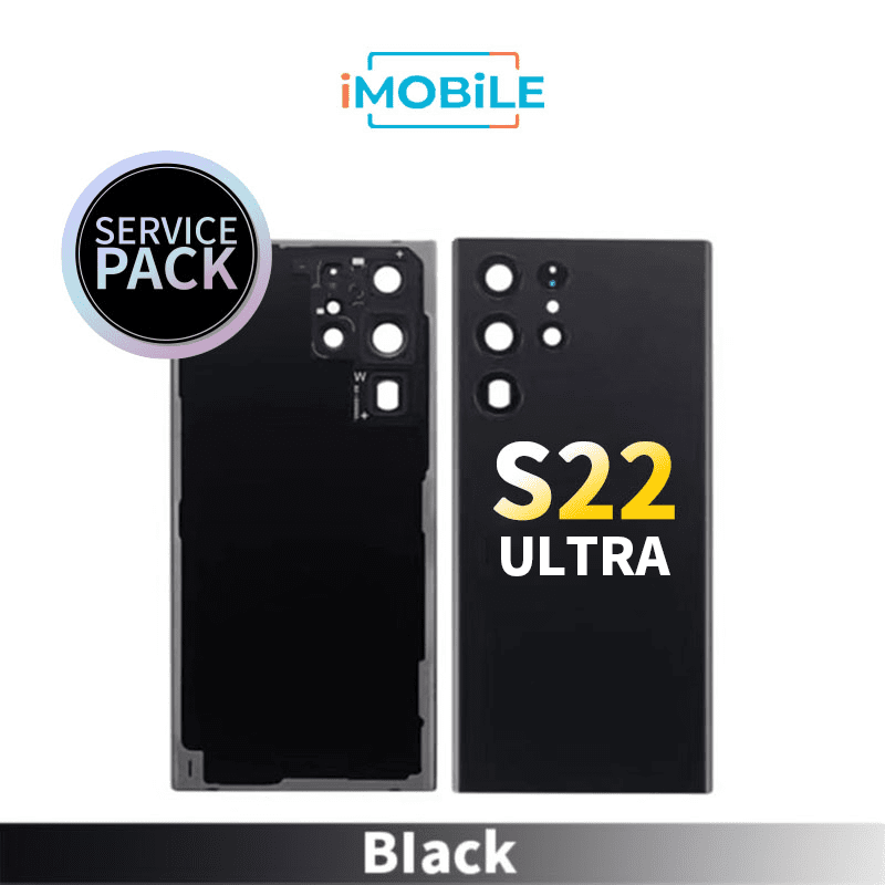 Samsung Galaxy S22 Ultra (S908) Back Cover [Service Pack] [Black] (GH82-27457A)
