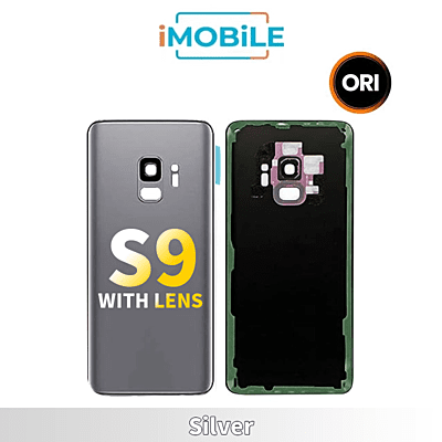 Samsung Galaxy S9 G960 Back Cover Glass With Lens [Secondhand] [Silver]