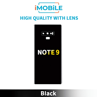 Samsung Galaxy Note 9 Back Cover [High Quality with Lens] [Black]