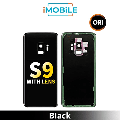 Samsung Galaxy S9 G960 Back Cover Glass With Lens [Secondhand] [Black]