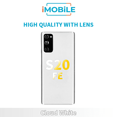 Samsung Galaxy S20 FE G781 Back Cover [High Quality with Lens] [Cloud White]