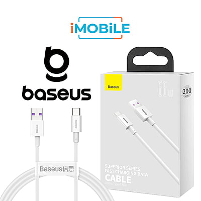 Baseus [CATYS-A02] 2M Fast Charging Data Cable USB to Type-C, 66W