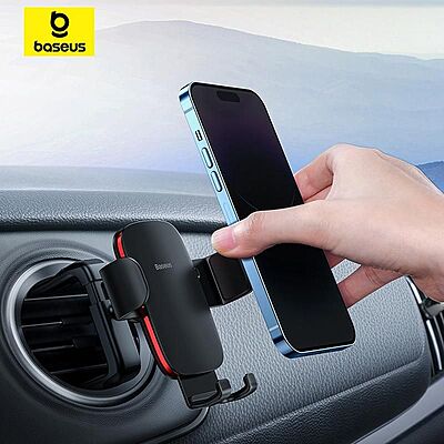 Baseus [BS-CM001A] Car Phone Mount (Air Vent) For [Round Air Vent Version]