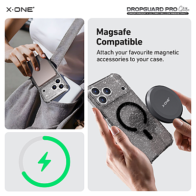 X.One [MagSafe] Glitter Impact Protection Case, iPhone 17 Pro Max