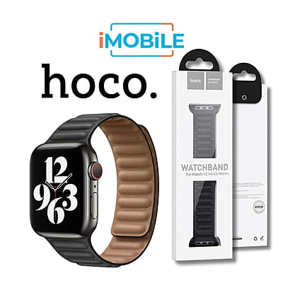 HOCO Apple Watch Leather Magnetic Link Band [WA23] for All Series, 38 / 40 /41 mm