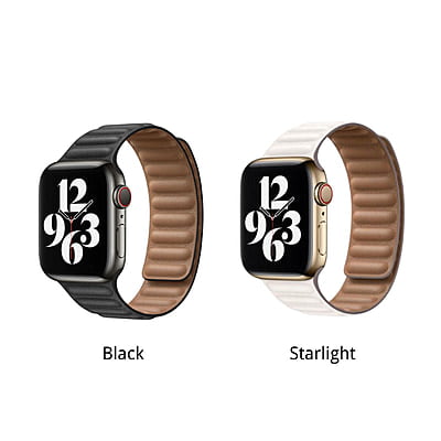 HOCO Apple Watch Leather Magnetic Link Band [WA23] for All Series, 42 / 44 /45 / 49 mm