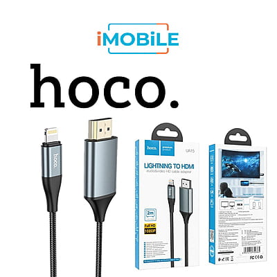 Hoco 2M Lightning To HDMI Audio & Video 1080P Full HD Cable