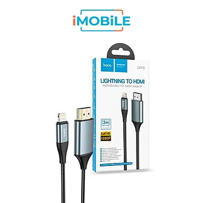 Hoco 2M Lightning To HDMI Audio & Video 1080P Full HD Cable