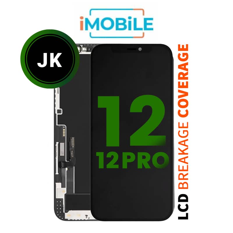 iPhone 12 / 12 Pro (6.1 Inch) Compatible LCD (Soft OLED) Touch Digitizer Screen [JK]