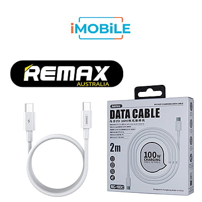 Remax [RC-183c] 2m Type-C to Type-C Cable, PD, 100W