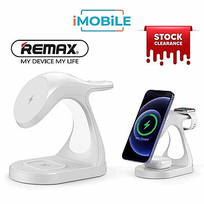 [Clearance] Pemax-Proda [PD-W9] Dolphin 4 in 1 Magsafe Wireless Charger, 15W [White]
