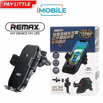 Remax [RM-C61] Car Holder with Wireless Charging (Qi)