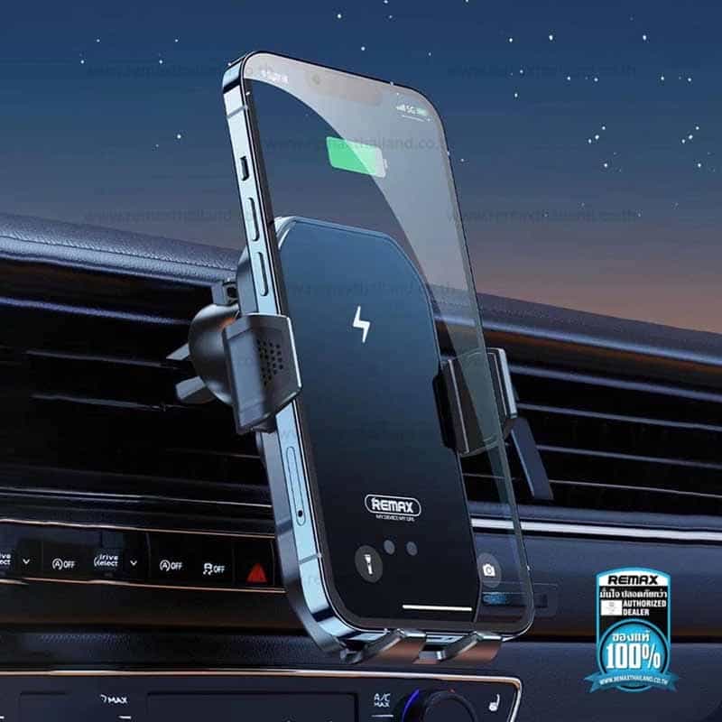 Remax [RM-C61] Car Holder with Wireless Charging (Qi)