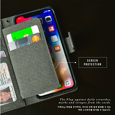 Roar Rich Diary [The Cube] Wallet Case, iPhone 15 Plus