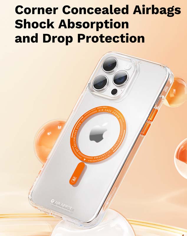 Rock InShare Air Shock Case with MagSafe, iPhone 15 Pro Max Rock InShare Air Shock Case with MagSafe, iPhone 15 Pro Max