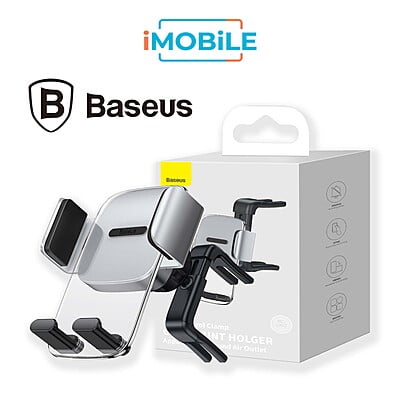 Baseus [SUYK000212] 2 in 1 Gravity Car Phone Mount Holder For Round Air Vent