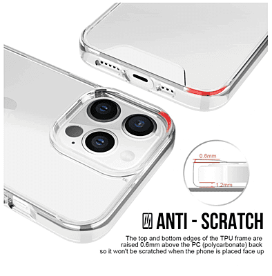 Space Clear Shock Protective Case, iPhone 11