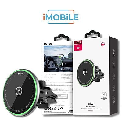 Totu [CACW-053] 15W MagSafe Air Vent Car Mount Holder / Wireless Charger