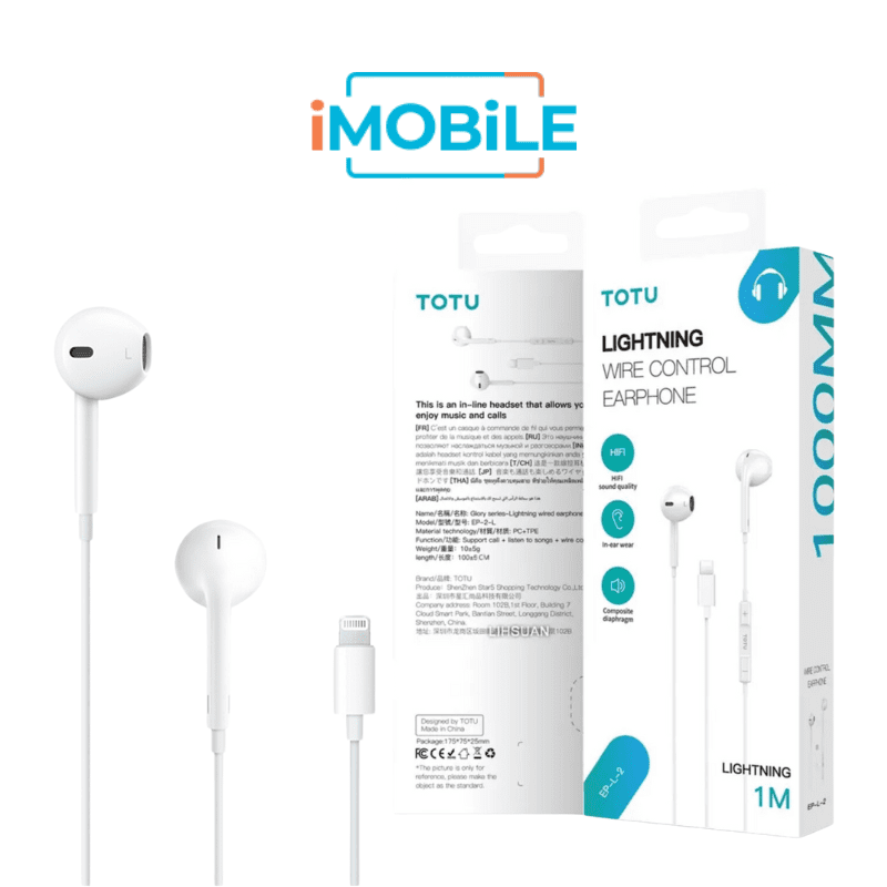 Totu [EP-1-L] Bluetooth Lightning Earphone