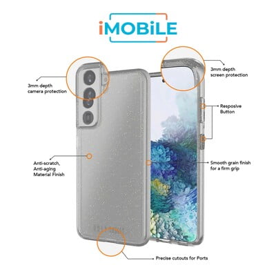 UR Vogue Glitter Infused Armor Case, Samsung s21 Plus [1.2M Drop Protection]