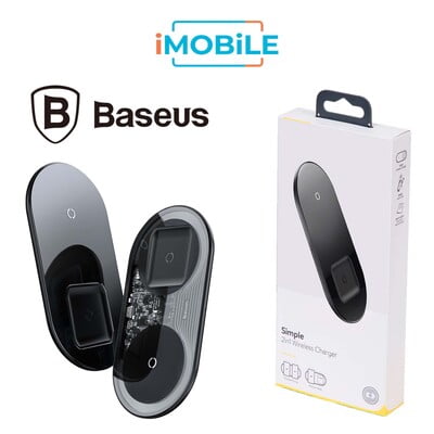 Baseus [WXJK-01/02] 2 in 1 Wireless Charger, 18W