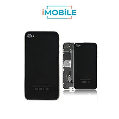 iPhone 4 Compatible Back Cover [Black]