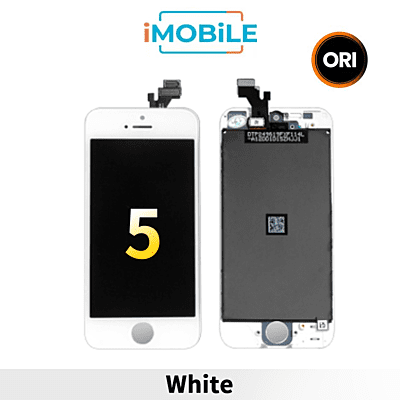 iPhone 5 Compatible LCD Touch Digitizer Screen [White] [AAA Original]