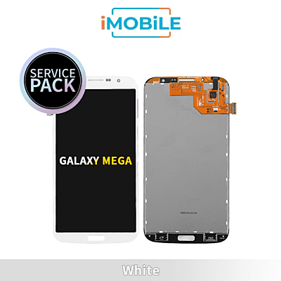 Samsung Galaxy Mega I9205 I9208 Digitizer and LCD Assembly White