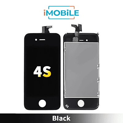 iPhone 4S (3.5 Inch) Compatible LCD Touch Digitizer Screen [Black]