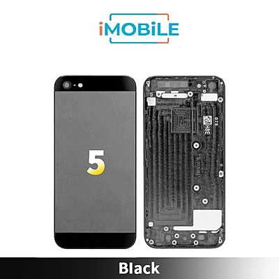 iPhone 5 Compatible Back Cover Full Housing [Black]
