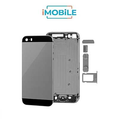 iPhone 5S Compatible Back Housing Full Assembly [Black]
