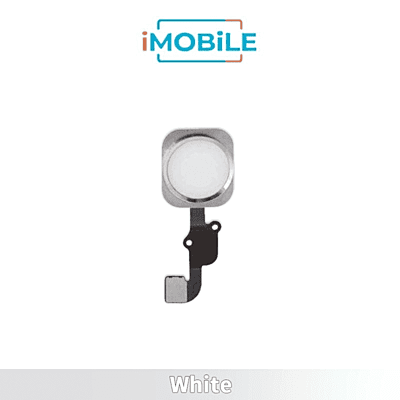 iPhone 6 Plus Compatible Home Button Flex Cable [White]
