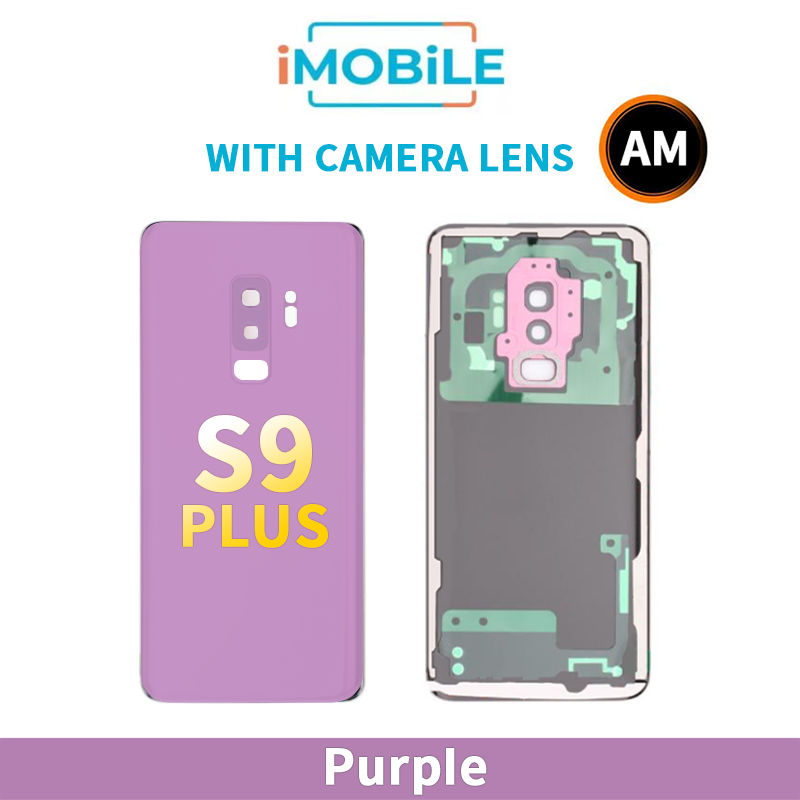 Samsung Galaxy S9 Plus Back Cover Aftermarket With Camera Lens [Purple]