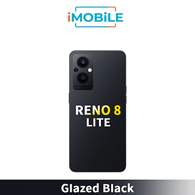OPPO Reno 8 lite 5G back cover [Cosmic Black]